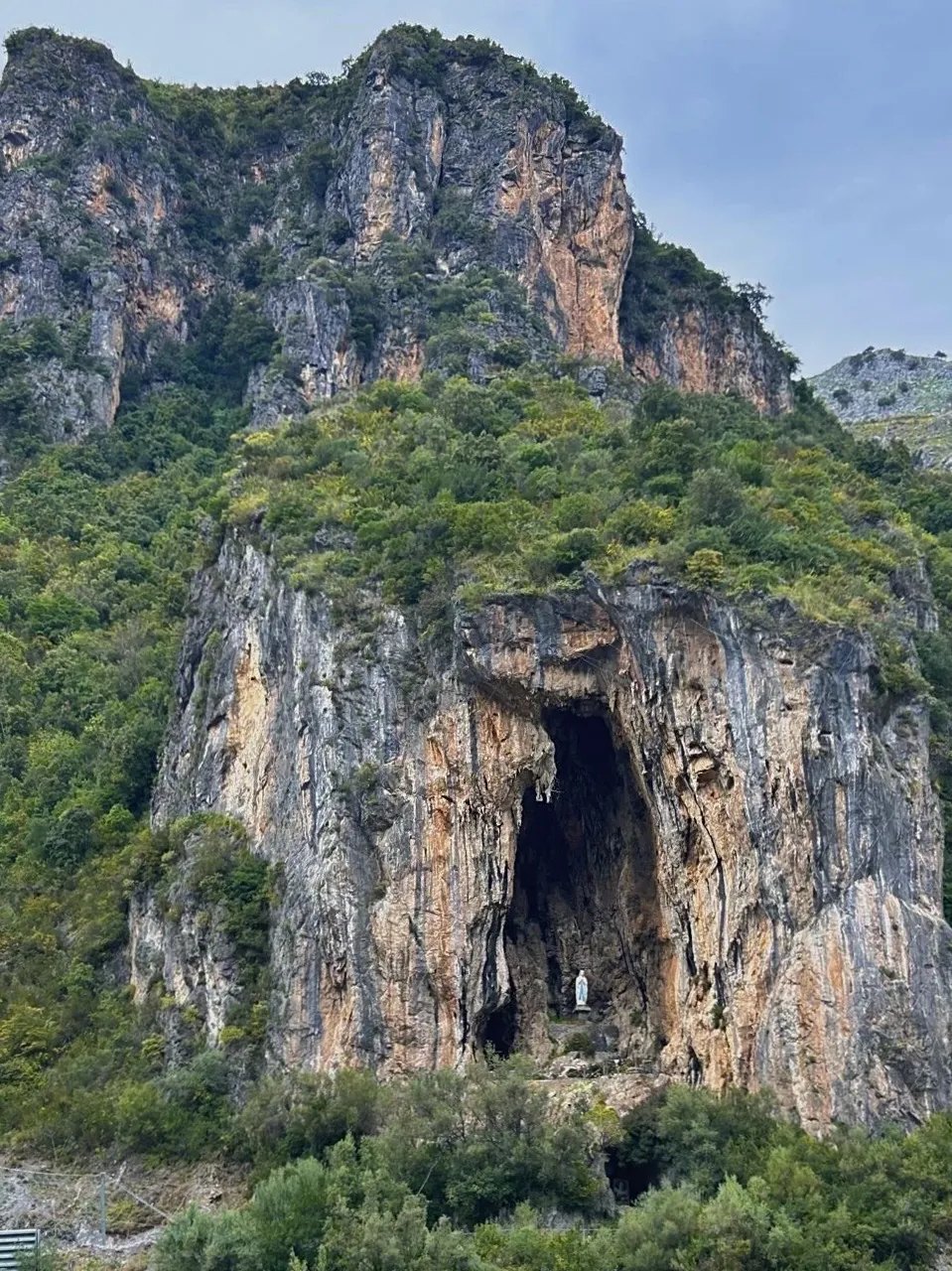 The Arcomagno sea cave, about seven kilometres away